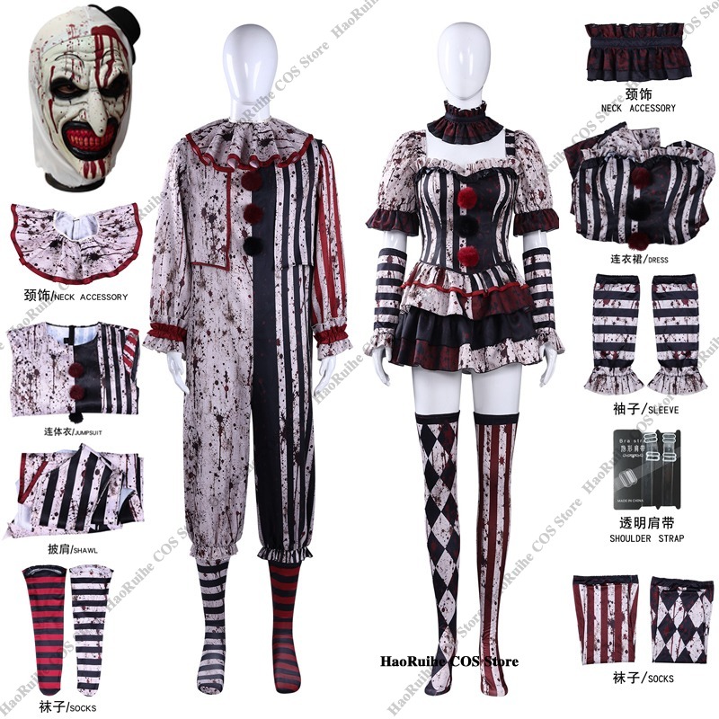 Dress Sock Men - Nieuwe Terrifier Art Clown Joker Cosplay