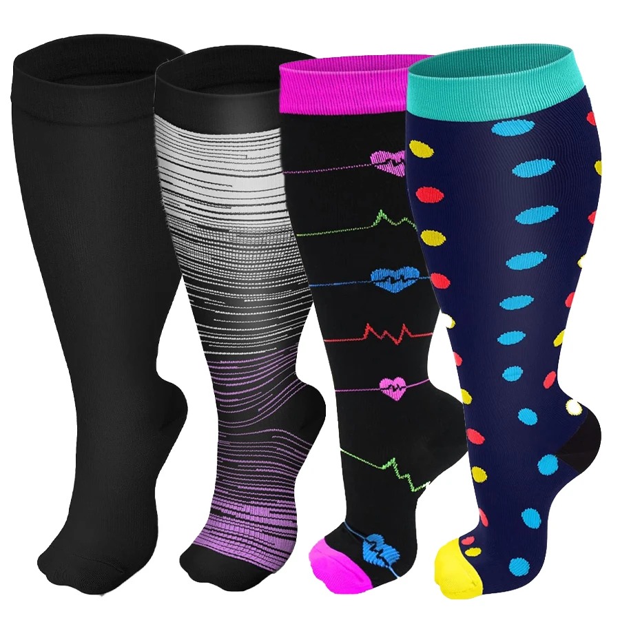Plus Size compressiekousen voo - Compression Sleeve Calf recensie en prijs