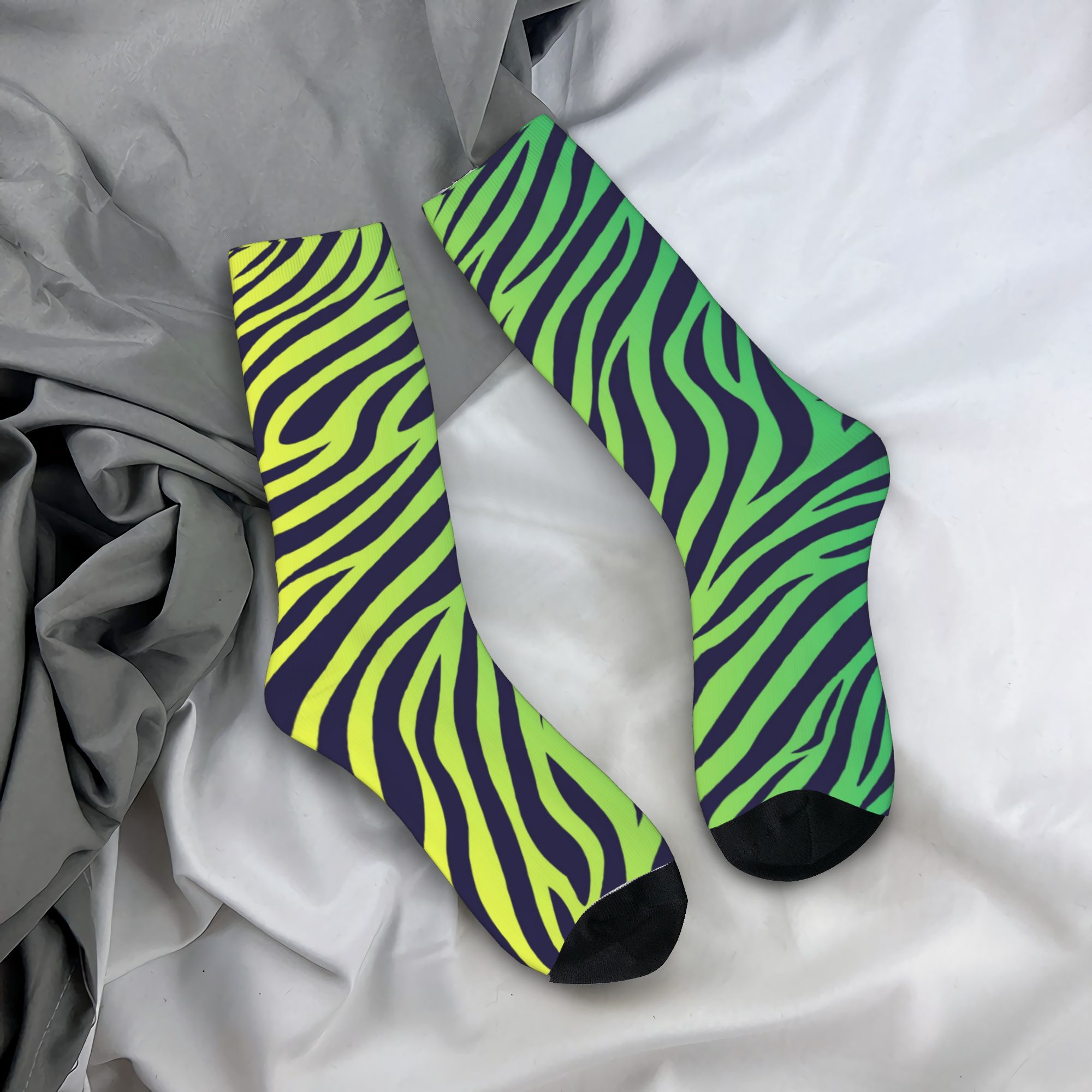 Kleurrijke tijger-zebra-huidpa - Dress Sock Men recensie en prijs